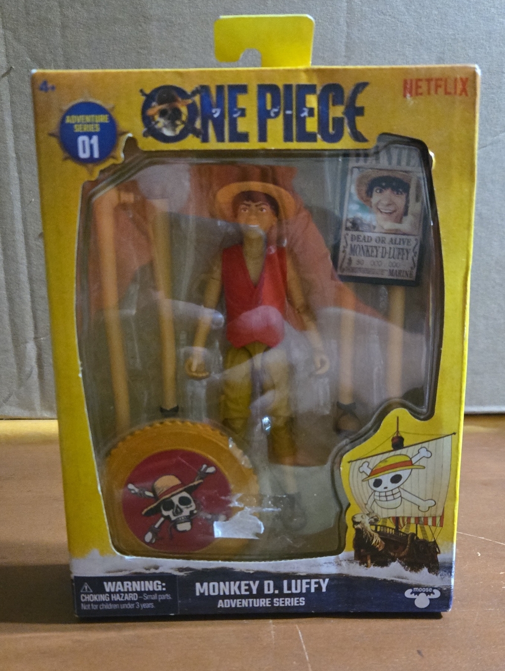 ONE PIECE Monkey D. Luffy Netflix “Adventure Series 01” Action Figure Collection